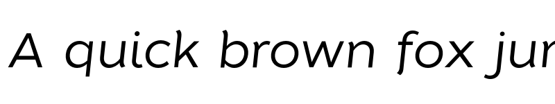 Preview of FONTSPRING DEMO - Tide Sans 300 Lil Kahuna Italic font
