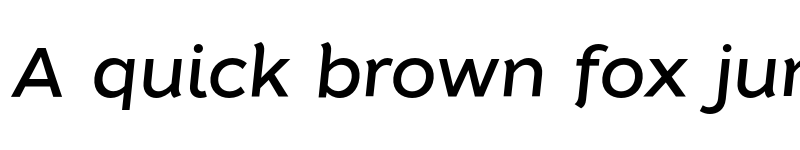 Preview of FONTSPRING DEMO - Tide Sans 400 Lil Dude Italic font