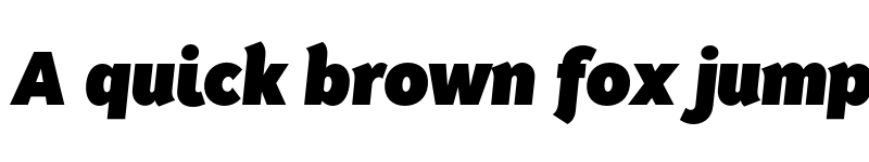 Preview of FONTSPRING DEMO - Tide Sans Cond 800 Kahuna Italic font