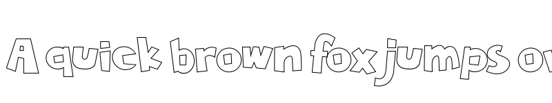 Preview of FONTSPRING DEMO - Tiki Tropic Outline Regular font