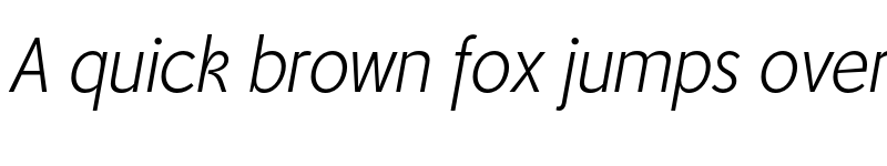 Preview of FONTSPRING DEMO - Tip El Italic font
