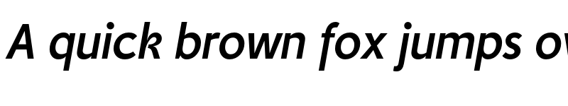 Preview of FONTSPRING DEMO - Tip Md Italic font