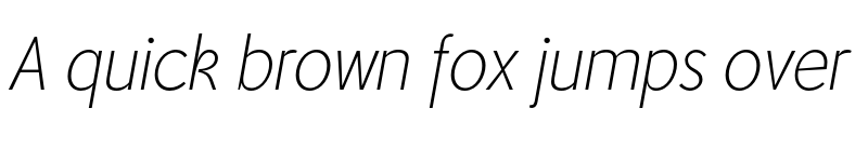 Preview of FONTSPRING DEMO - Tip Th Italic font