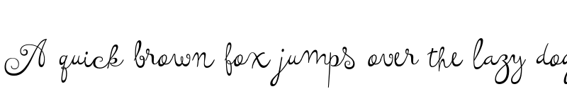 Preview of FONTSPRING DEMO - Tita Script Pro Regular font