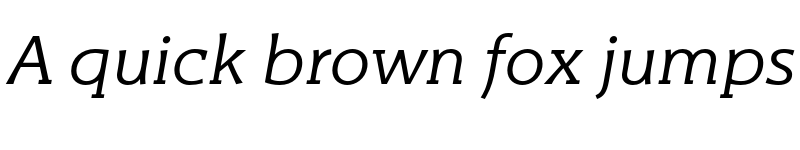 Preview of FONTSPRING DEMO - Titla Brus Book Italic font