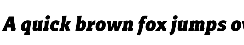 Preview of FONTSPRING DEMO - Titla Brus Cond Black Italic font
