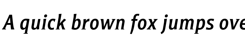 Preview of FONTSPRING DEMO - Titla Cond Medium Italic font