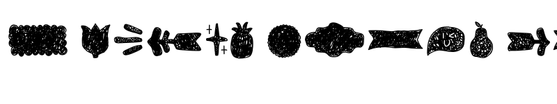 Preview of FONTSPRING DEMO - Tobi Pro Dingbat Hand Regular font