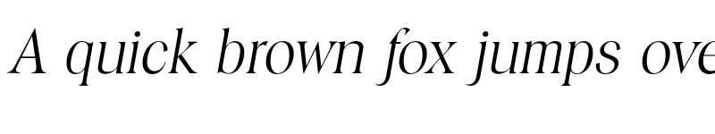 Preview of FONTSPRING DEMO - Toledo Serial Light Italic font