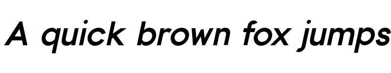 Preview of FONTSPRING DEMO - Toma Sans Bold Italic font