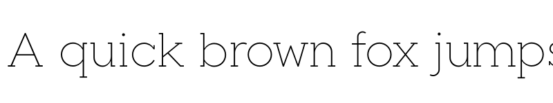 Preview of FONTSPRING DEMO - Toma Slab ExtraLight Regular font