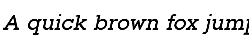 Preview of FONTSPRING DEMO - Toma Slab SemiBold Italic font