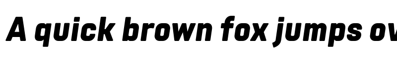 Preview of FONTSPRING DEMO - Tomkin Black Italic font