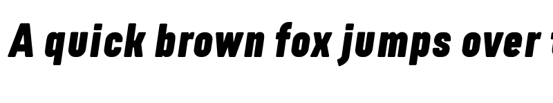 Preview of FONTSPRING DEMO - Tomkin Condense Black Italic font