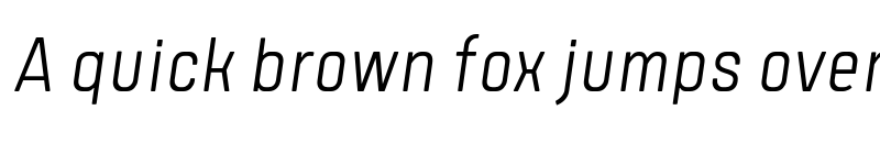 Preview of FONTSPRING DEMO - Tomkin Condense Light Italic font