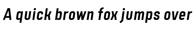 Preview of FONTSPRING DEMO - Tomkin Condense Medium Italic font