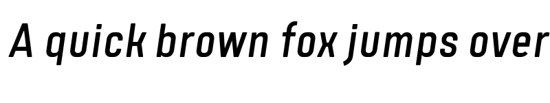 Preview of FONTSPRING DEMO - Tomkin Condense Regular Italic font