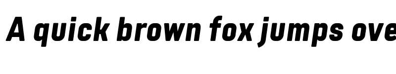 Preview of FONTSPRING DEMO - Tomkin Narrow ExtraBold Italic font