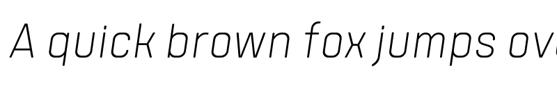 Preview of FONTSPRING DEMO - Tomkin Narrow ExtraLight Italic font