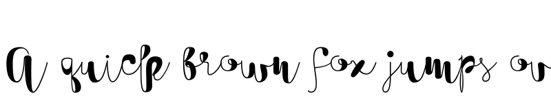 Preview of FONTSPRING DEMO - TouchMe Script Basic Alt Regular font