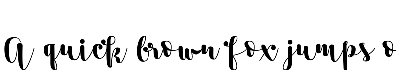 Preview of FONTSPRING DEMO - TouchMe Script Drop Regular font