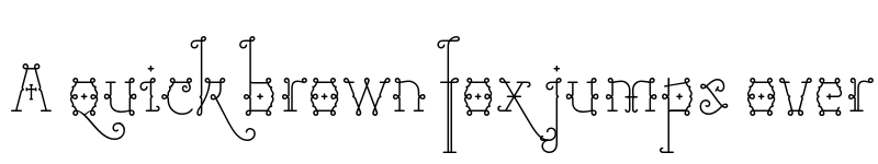 Preview of FONTSPRING DEMO - Tourette Extreme Regular font