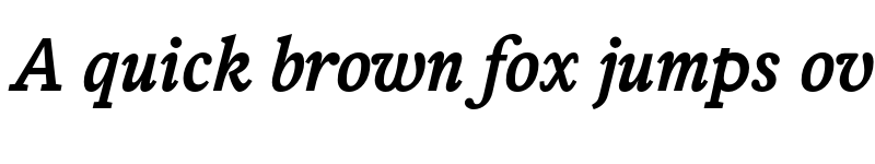 Preview of FONTSPRING DEMO - Tow Bold Italic font