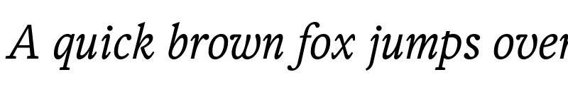 Preview of FONTSPRING DEMO - Tow Italic font