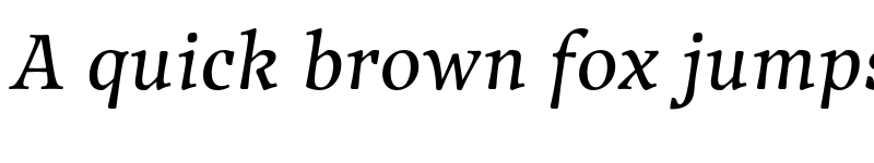Preview of FONTSPRING DEMO - Traction Italic font