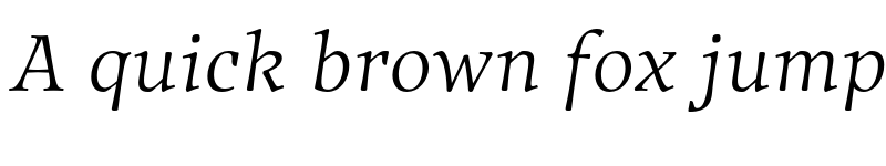Preview of FONTSPRING DEMO - Traction Light Italic font