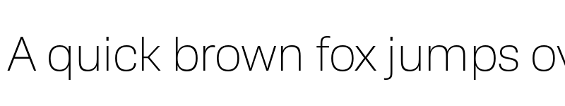 Preview of FONTSPRING DEMO - Trada Sans ExtraLight Regular font