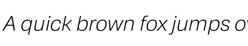 Preview of FONTSPRING DEMO - Trada Sans Light Italic font