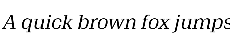 Preview of FONTSPRING DEMO - Trada Serif Italic font