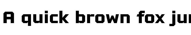 Preview of FONTSPRING DEMO - Tradesman Wide Black Regular font