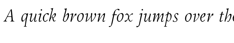Preview of FONTSPRING DEMO - Tranquility JY Pro Italic font