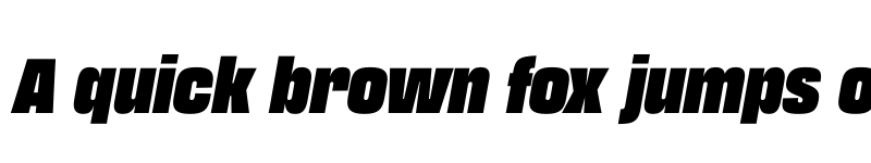 Preview of FONTSPRING DEMO - Transducer Condensed Black Italic Regular font