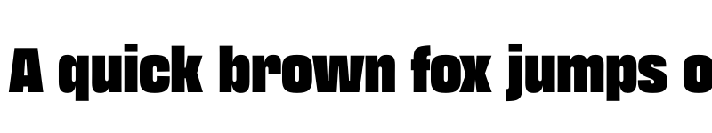 Preview of FONTSPRING DEMO - Transducer Condensed Black Regular font