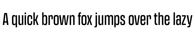 Preview of FONTSPRING DEMO - Transducer Condensed Medium Regular font