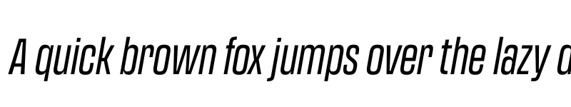 Preview of FONTSPRING DEMO - Transducer Condensed Regular Italic Regular font