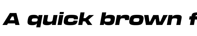 Preview of FONTSPRING DEMO - Transducer Extended Black Italic Regular font