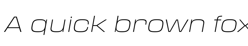 Preview of FONTSPRING DEMO - Transducer Extended Hairline Italic Regular font
