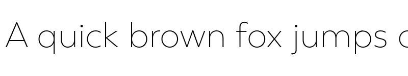 Preview of FONTSPRING DEMO - Trenda ExtraLight Regular font