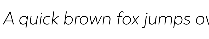 Preview of FONTSPRING DEMO - Trenda Light It Regular font