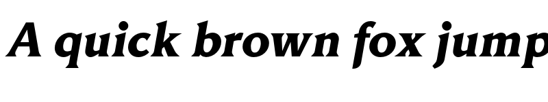 Preview of FONTSPRING DEMO - Triangle Bd Bold Italic font
