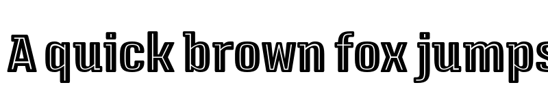 Preview of FONTSPRING DEMO - Triump Black Inline Regular font