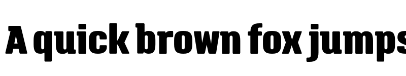 Preview of FONTSPRING DEMO - Triump Black Regular font