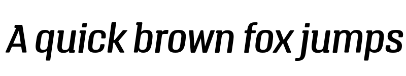 Preview of FONTSPRING DEMO - Triump Italic Regular font