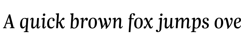 Preview of FONTSPRING DEMO - Trola Regular Italic Regular font