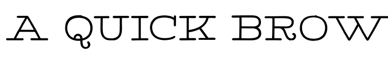 Preview of FONTSPRING DEMO - Tropen Wide Regular font