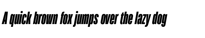 Preview of FONTSPRING DEMO - TT Bluescreens Cond Black Italic font